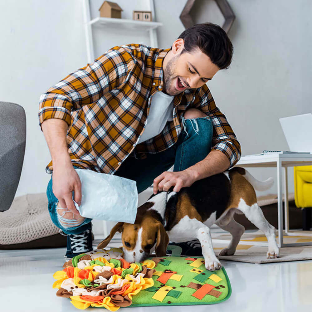 Alfombrilla para olfatear para mascotas con forma de copa de vino y flores, alfombrilla de alimentación lenta para perros