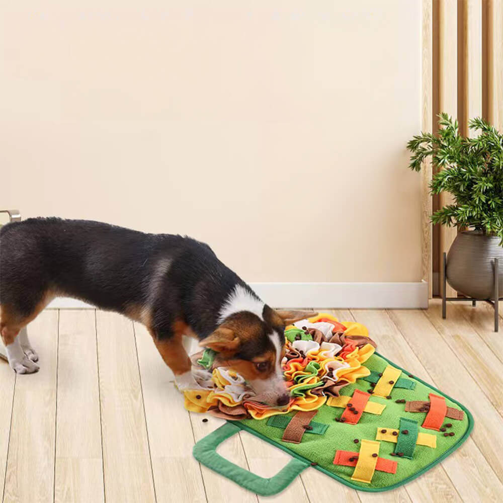 Alfombrilla para olfatear para mascotas con forma de copa de vino y flores, alfombrilla de alimentación lenta para perros