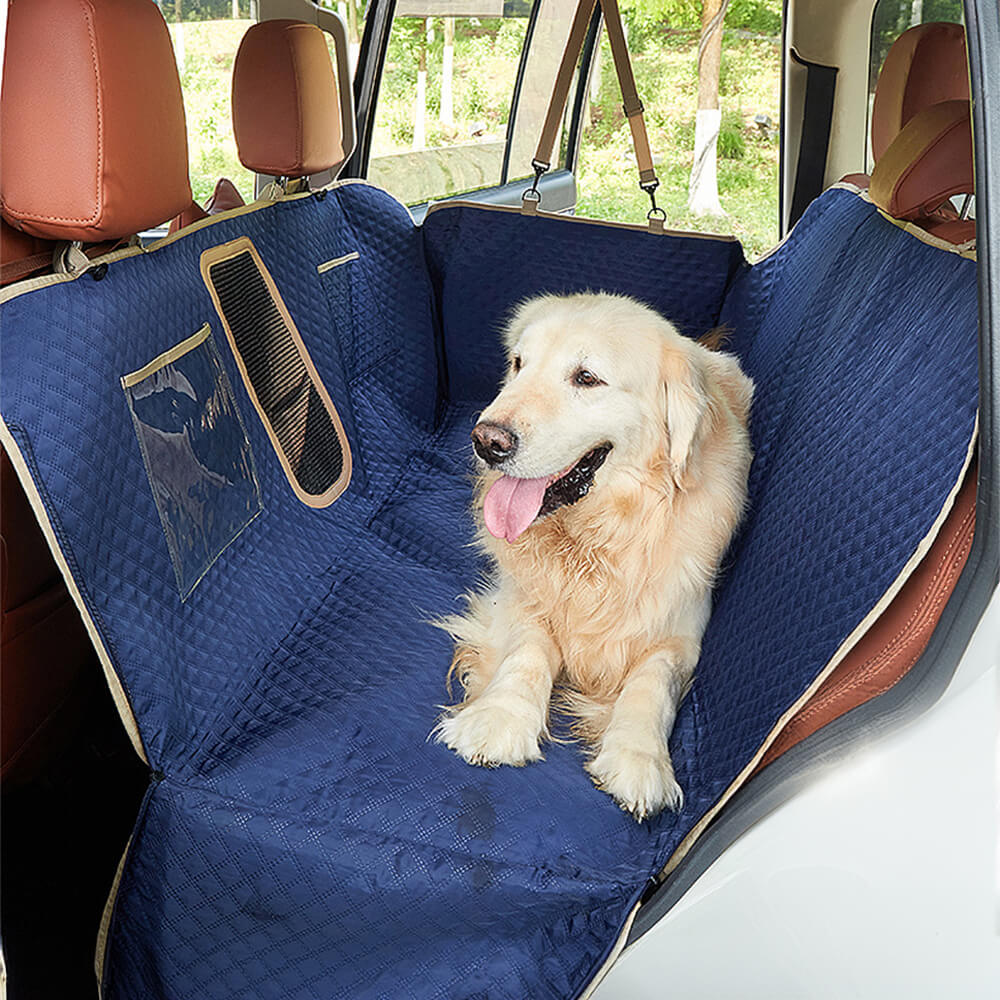 Funda para asiento de coche para perros, impermeable, resistente a la suciedad, a prueba de arañazos, para viaje de mascotas