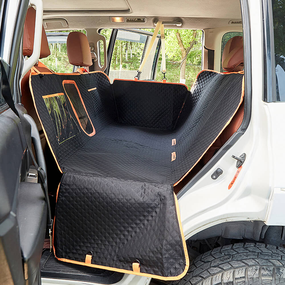 Funda para asiento de coche para perros, impermeable, resistente a la suciedad, a prueba de arañazos, para viaje de mascotas