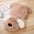Alfombra decorativa para tumbonas con forma de perro de peluche de imitación de vellón