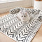Plush Leaf Jacquard Non-Slip Pet Mat Pet Bed