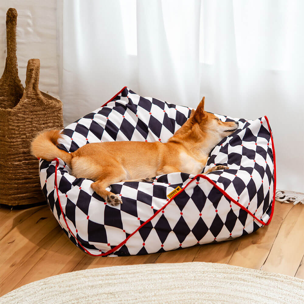 Silla Puff para Mascotas FunnyFuzzy Poligonal