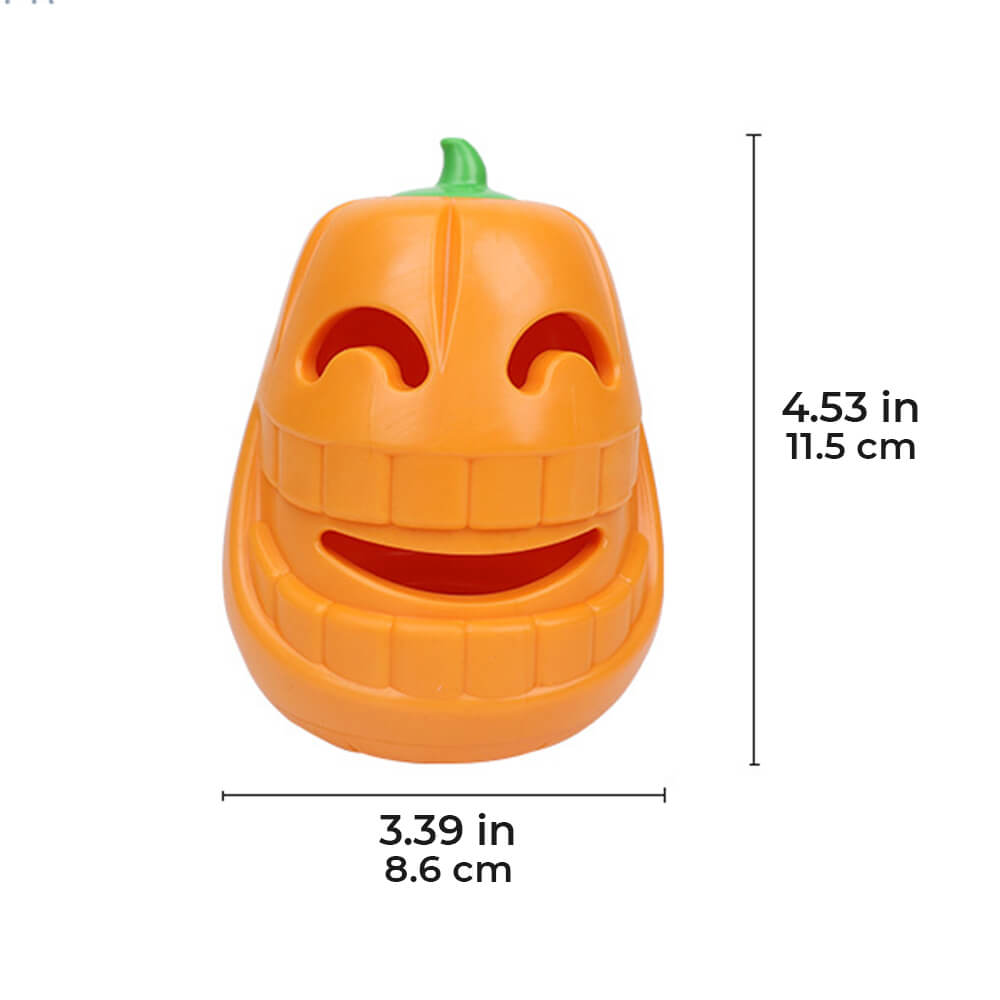 Juguete dispensador de golosinas para perros de calabaza Juguete masticable interactivo