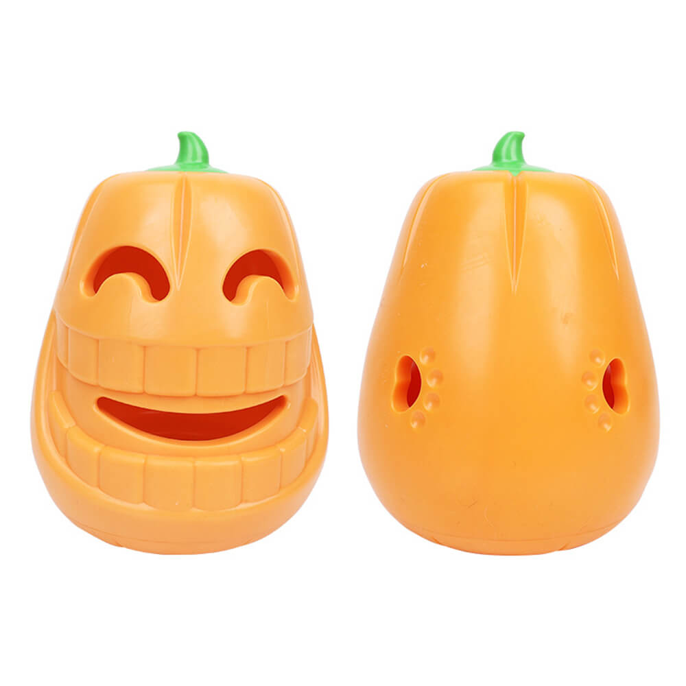 Juguete dispensador de golosinas para perros de calabaza Juguete masticable interactivo