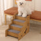 Escaleras de rampa para perros sin deslizamiento de madera resistente