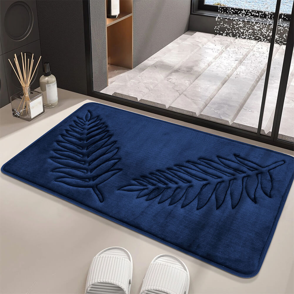 Alfombra decorativa para el hogar, suave, acogedora, antideslizante y absorbente de agua