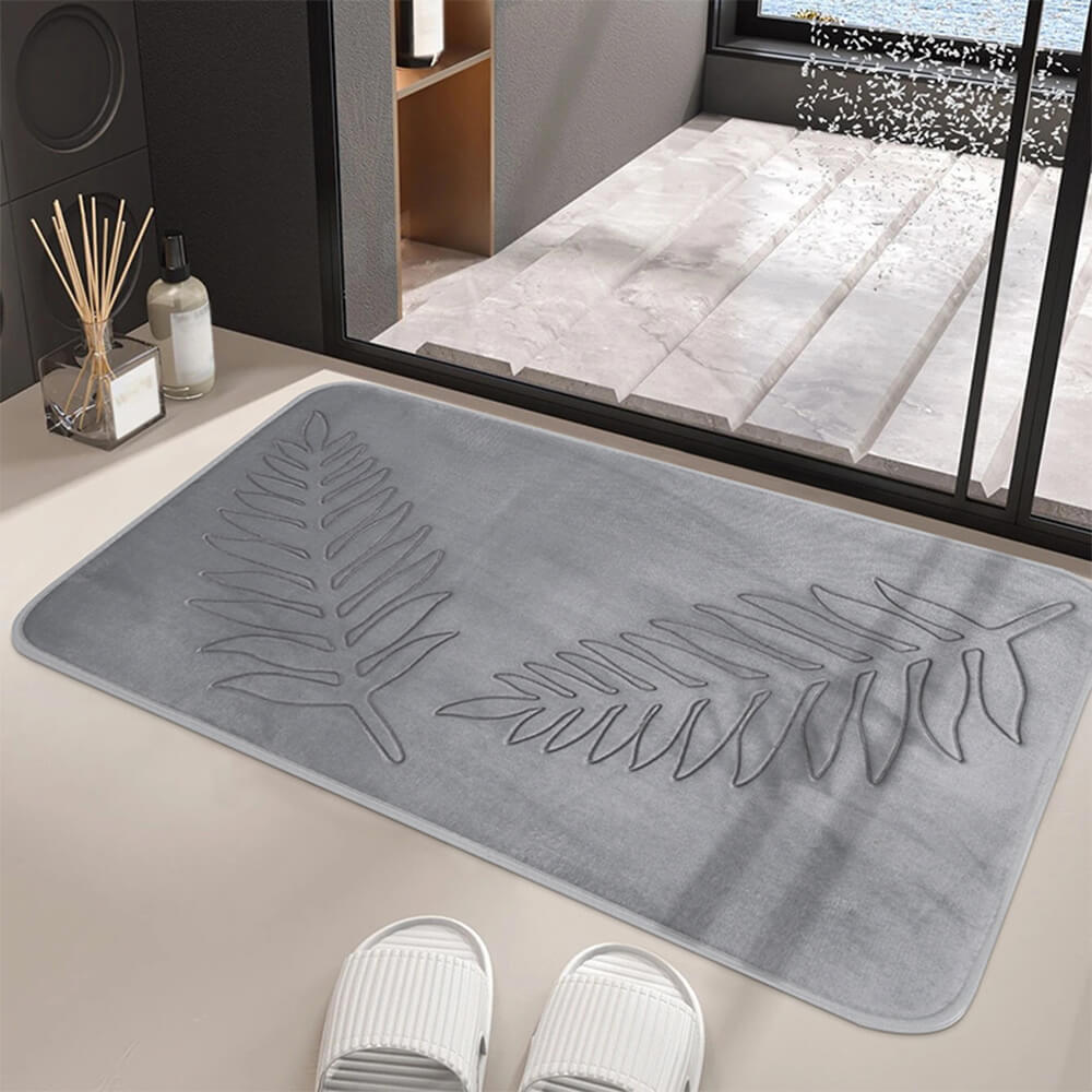 Alfombra decorativa para el hogar, suave, acogedora, antideslizante y absorbente de agua