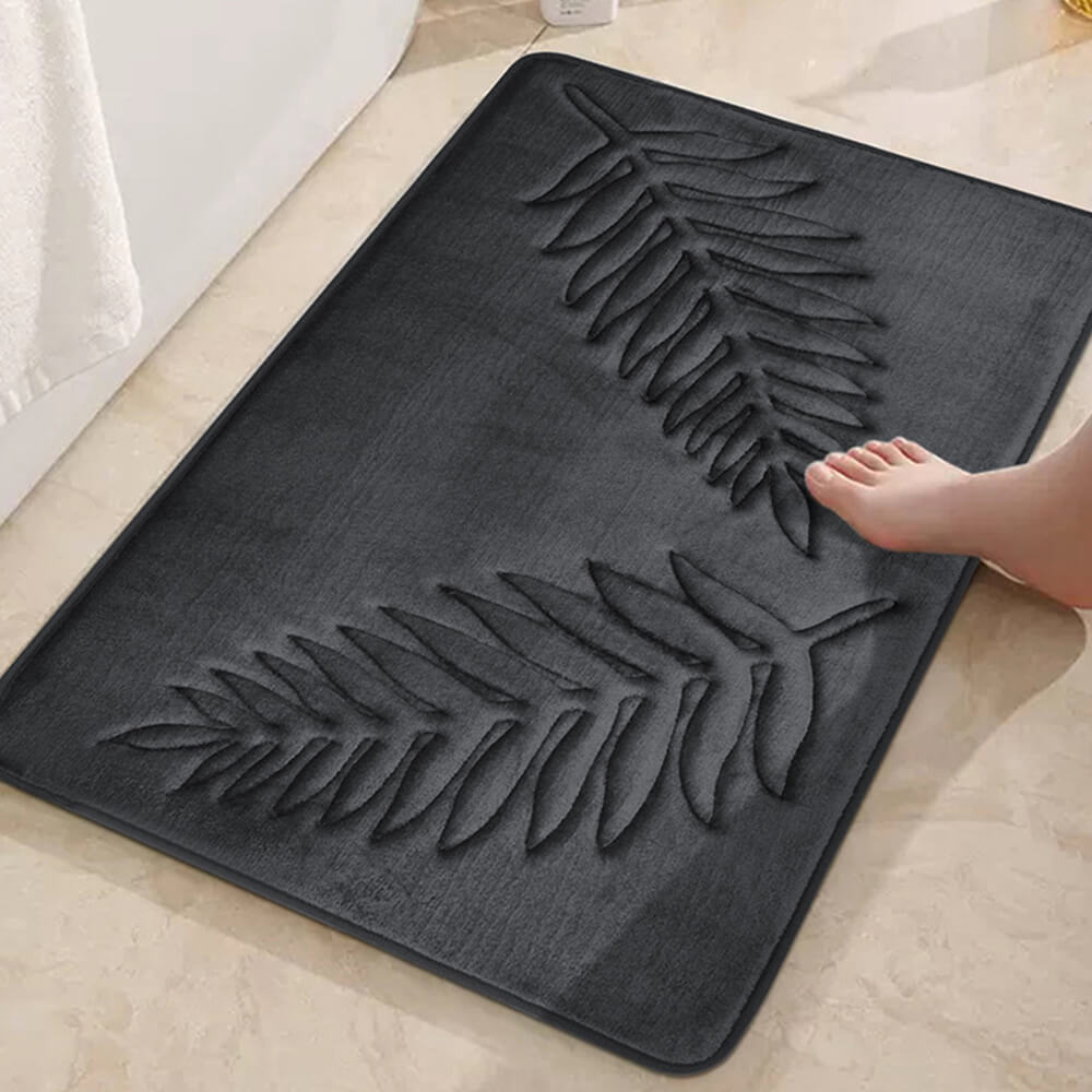 Alfombra decorativa para el hogar, suave, acogedora, antideslizante y absorbente de agua