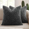 Almohada de sofá decorativo de terciopelo de Teddy suave