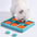 Juguete puzzle para perros de alimentación lenta interactivo en forma de cuadrado