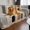 Stripe Art Scratch Scratch Chenille Multifuncional Sofa Protector Couch Cubierta