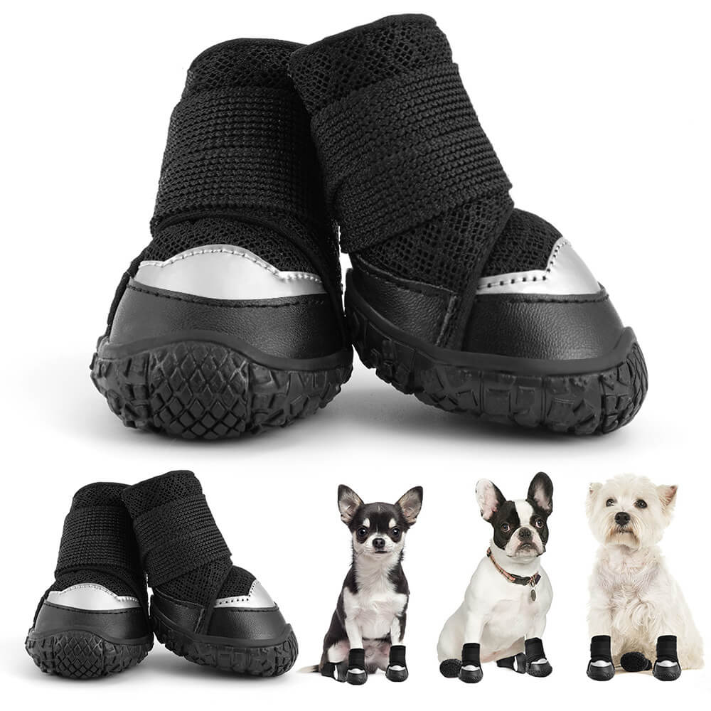 Zapatos para perros con protección antideslizante y de malla transpirable, funcionales y elegantes