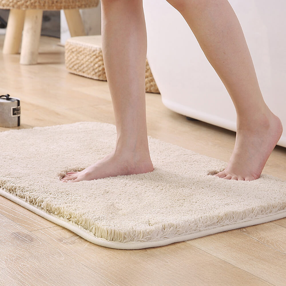 Alfombra para mascotas de felpa gruesa, absorbente y resistente al barro para patas sucias