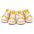 Zapatillas deportivas de perros de malla de malla transpirable de moda.
