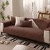 Velvety Soft Short Plush Modern Interiors Cubierta del sofá