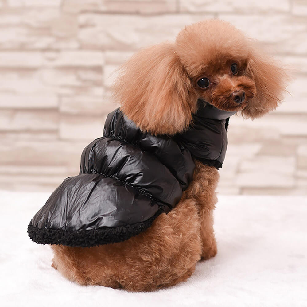 Chaleco para perros cálido, grueso, resistente al viento, impermeable y ecológico