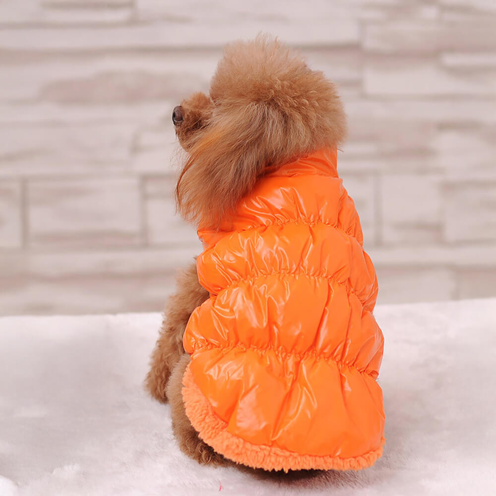 Chaleco para perros cálido, grueso, resistente al viento, impermeable y ecológico