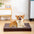 Manta para perros ortopédica multifuncional plegable de cuero PU impermeable