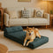 Impermeable & Cama grande para perros, resistente al pelo, gruesa, lavable para todas las estaciones