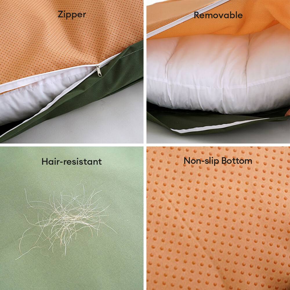 Impermeable & Cama grande para perros, resistente al pelo, gruesa, lavable para todas las estaciones