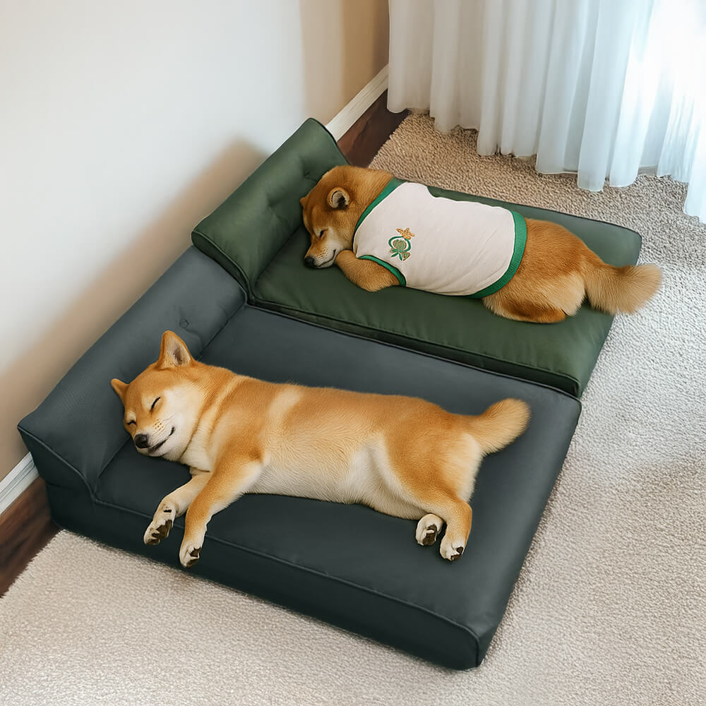 Impermeable & Cama grande para perros, resistente al pelo, gruesa, lavable para todas las estaciones