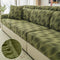 Wave Jacquard Polar Fleece Protección antiestática Cubierta de sofá de envoltura completa