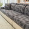 Wave Jacquard Polar Fleece Protección antiestática Cubierta de sofá de envoltura completa