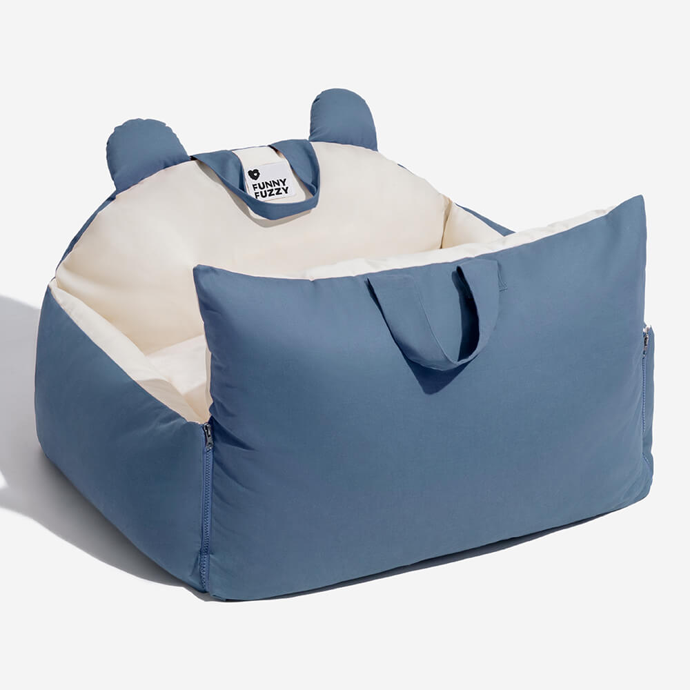 Fun Sente de Zootopia Seguridad de viaje Bed de asiento de automóvil grande para perros