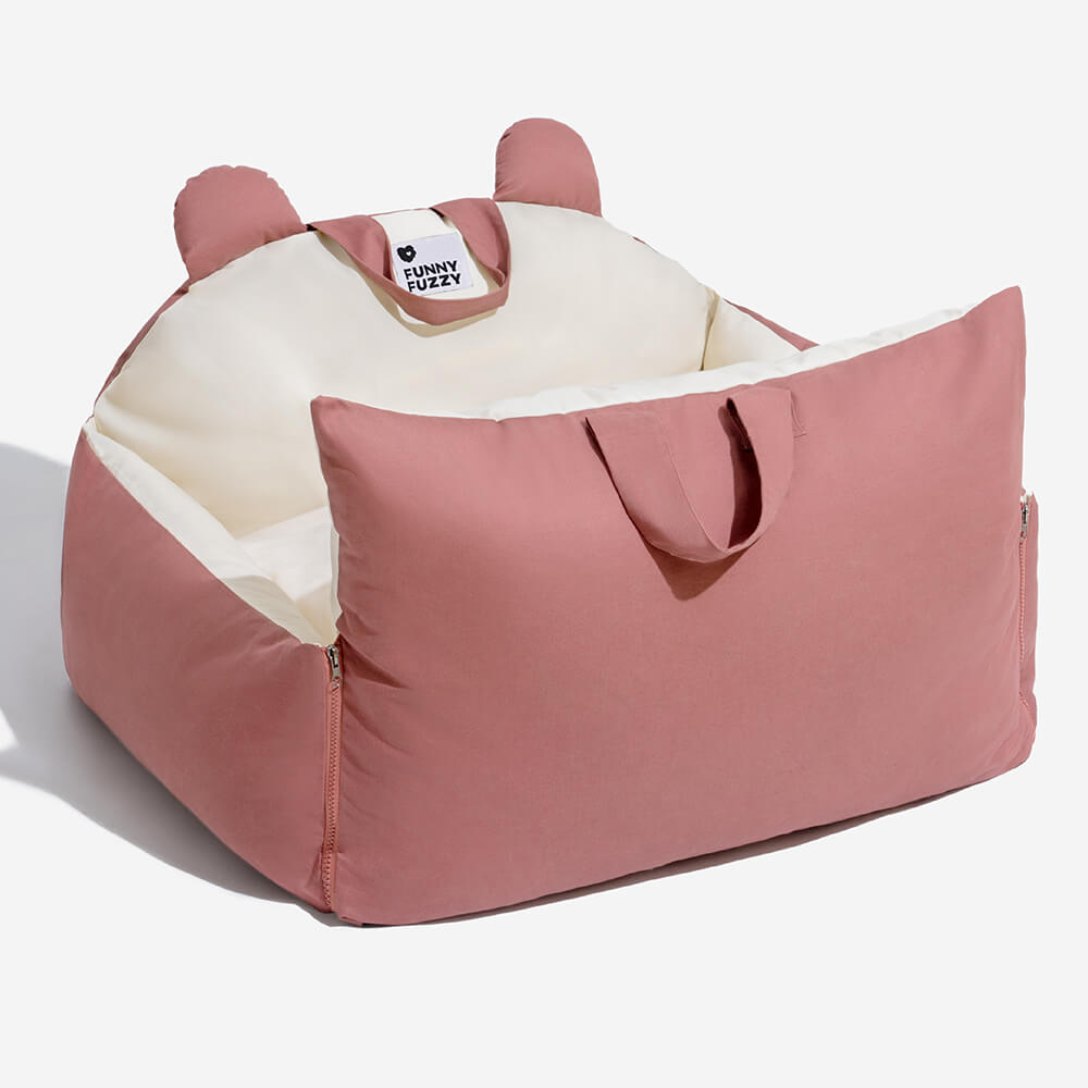 Fun Sente de Zootopia Seguridad de viaje Bed de asiento de automóvil grande para perros