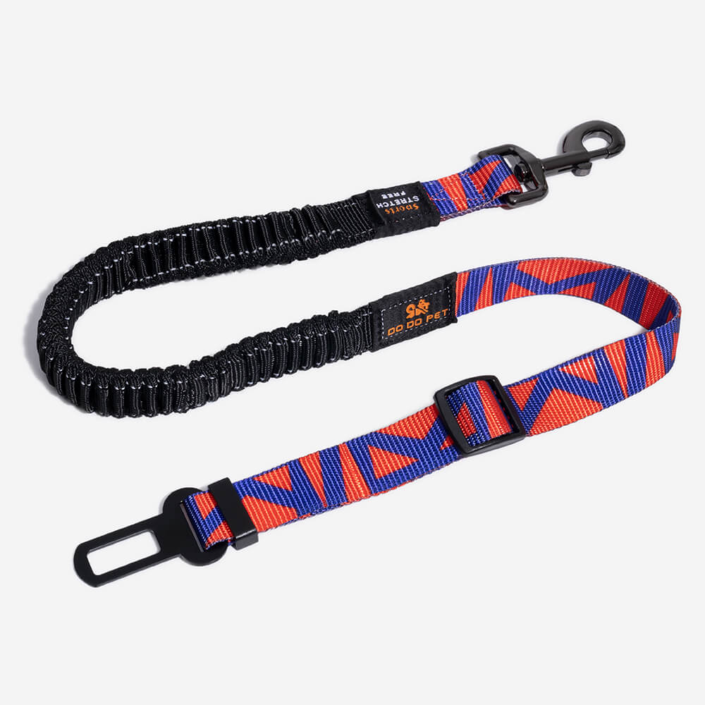 Cinturón de seguridad ajustable y fresco para accesorios coloridos para perros