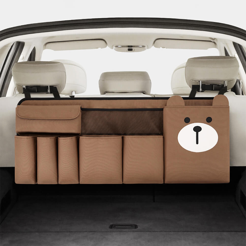 Bonita Bolsa de Almacenamiento Multifuncional para Maletero de Coche – Mantén las Cosas Ordenadas con un Toque Divertido