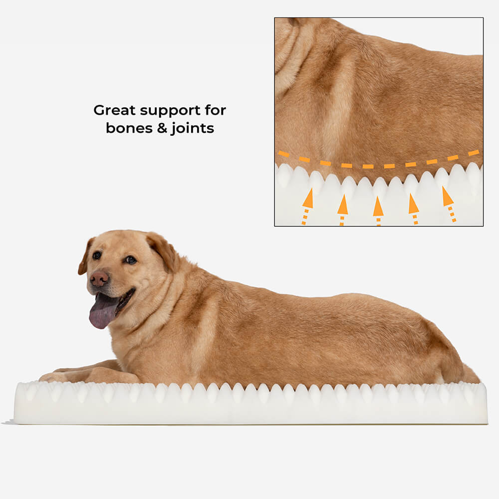 Cama para perros grande y esponjosa de lujo con soporte completo para aliviar la ansiedad