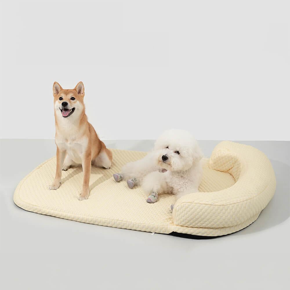 Manta refrigerante transpirable Ice Dot con almohada para gatos y perros