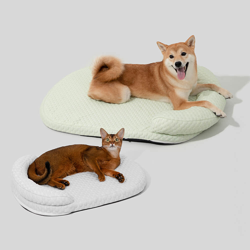 Manta refrigerante transpirable Ice Dot con almohada para gatos y perros