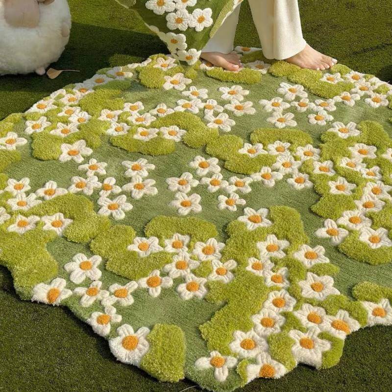 Alfombra de margaritas Wonderland para mascotas tapete para mascotas