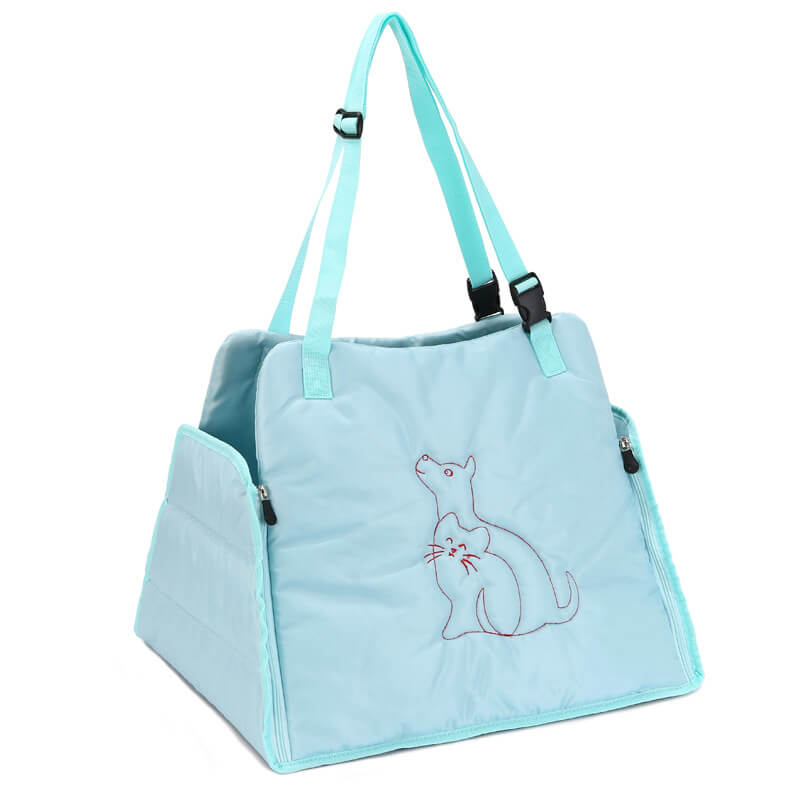 Asiento de coche portátil multifuncional para viajes de gatos y perros