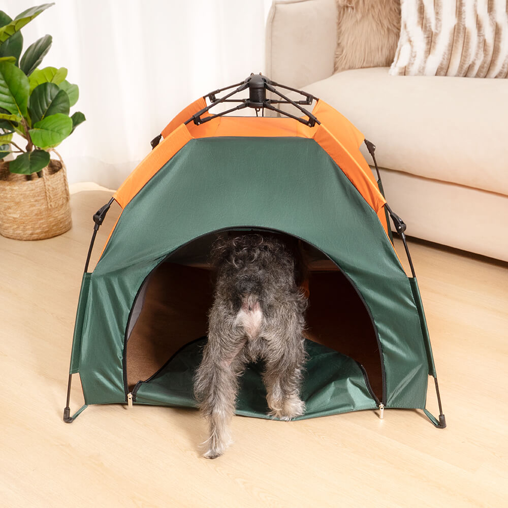 Tienda de campaña plegable para perros y gatos, portátil, para acampar al aire libre