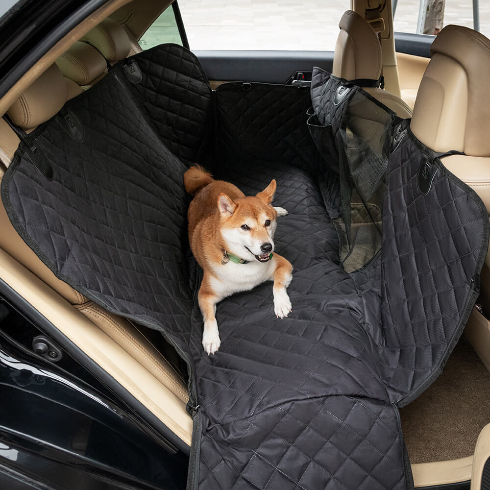 Funda para asiento de coche para perros multifuncional de tela Oxford