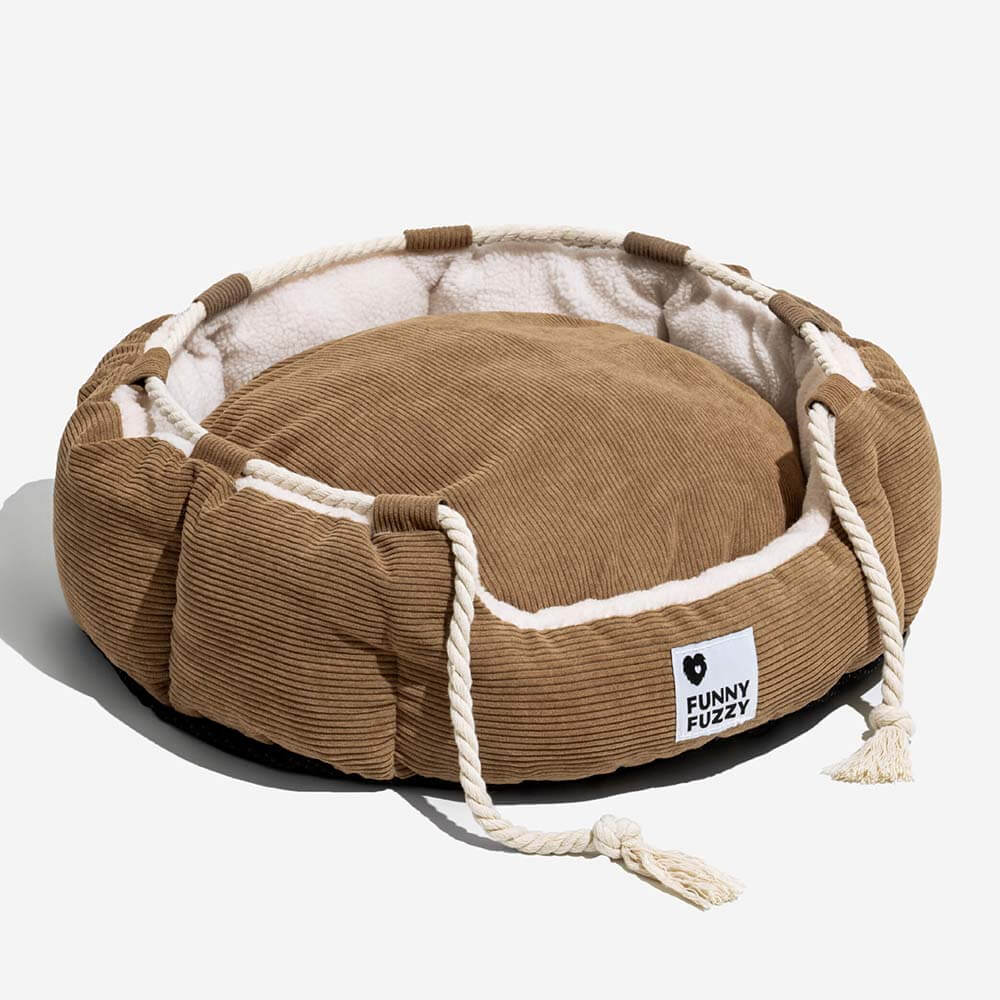 Lugar la cama de la cama de la cuerda lúdica Cama de perros y gato resistente a masticación