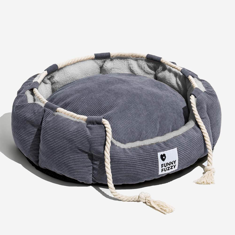 Lugar la cama de la cama de la cuerda lúdica Cama de perros y gato resistente a masticación
