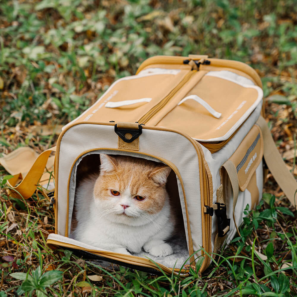 Bolsa de Transporte para Mascotas Portátil, Plegable y Transpirable