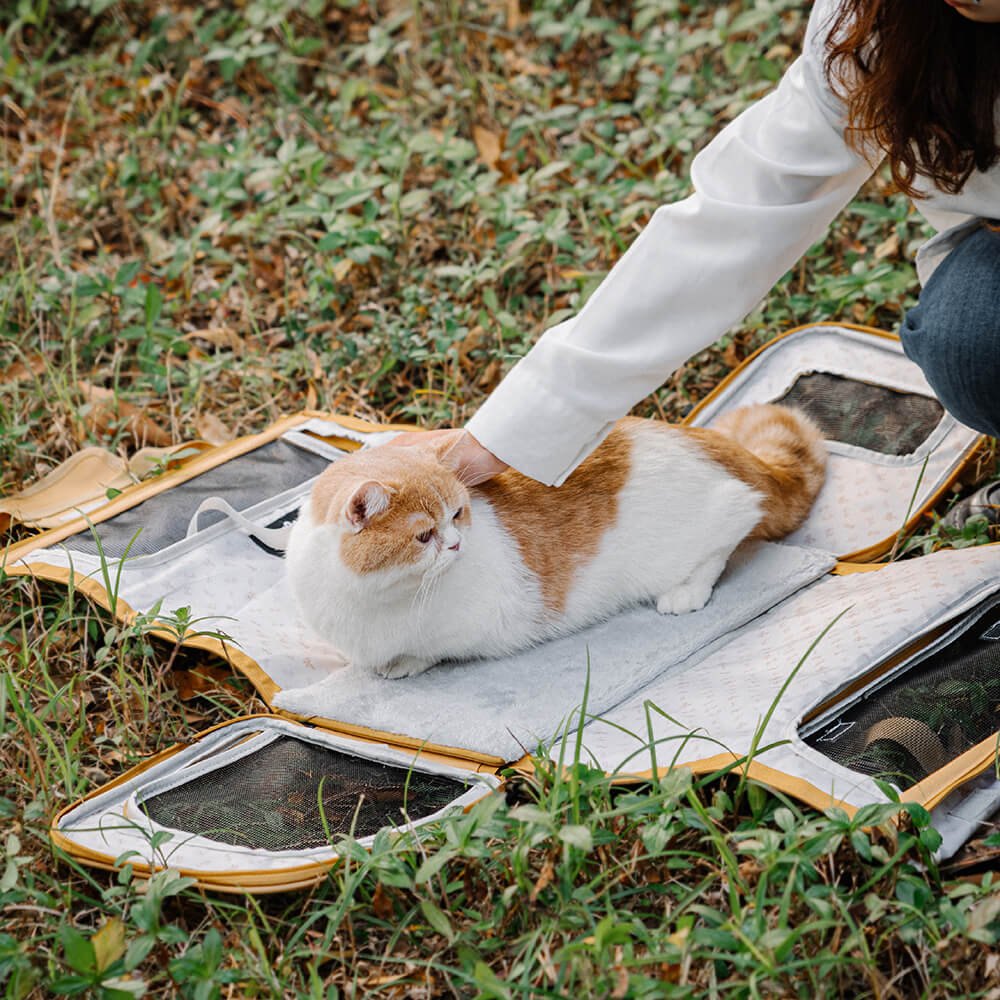 Bolsa de Transporte para Mascotas Portátil, Plegable y Transpirable