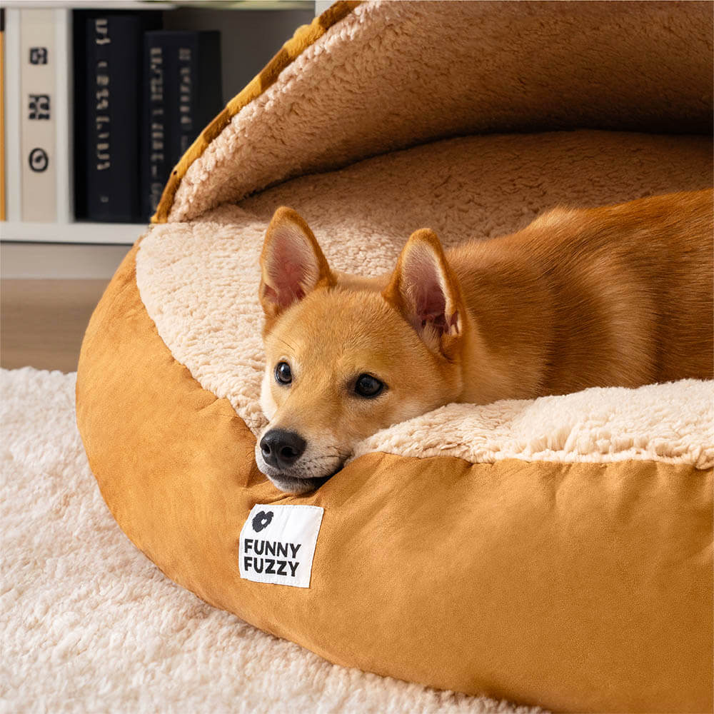 Cama redonda de sueño sreñan cama para perros cama nido de mascotas