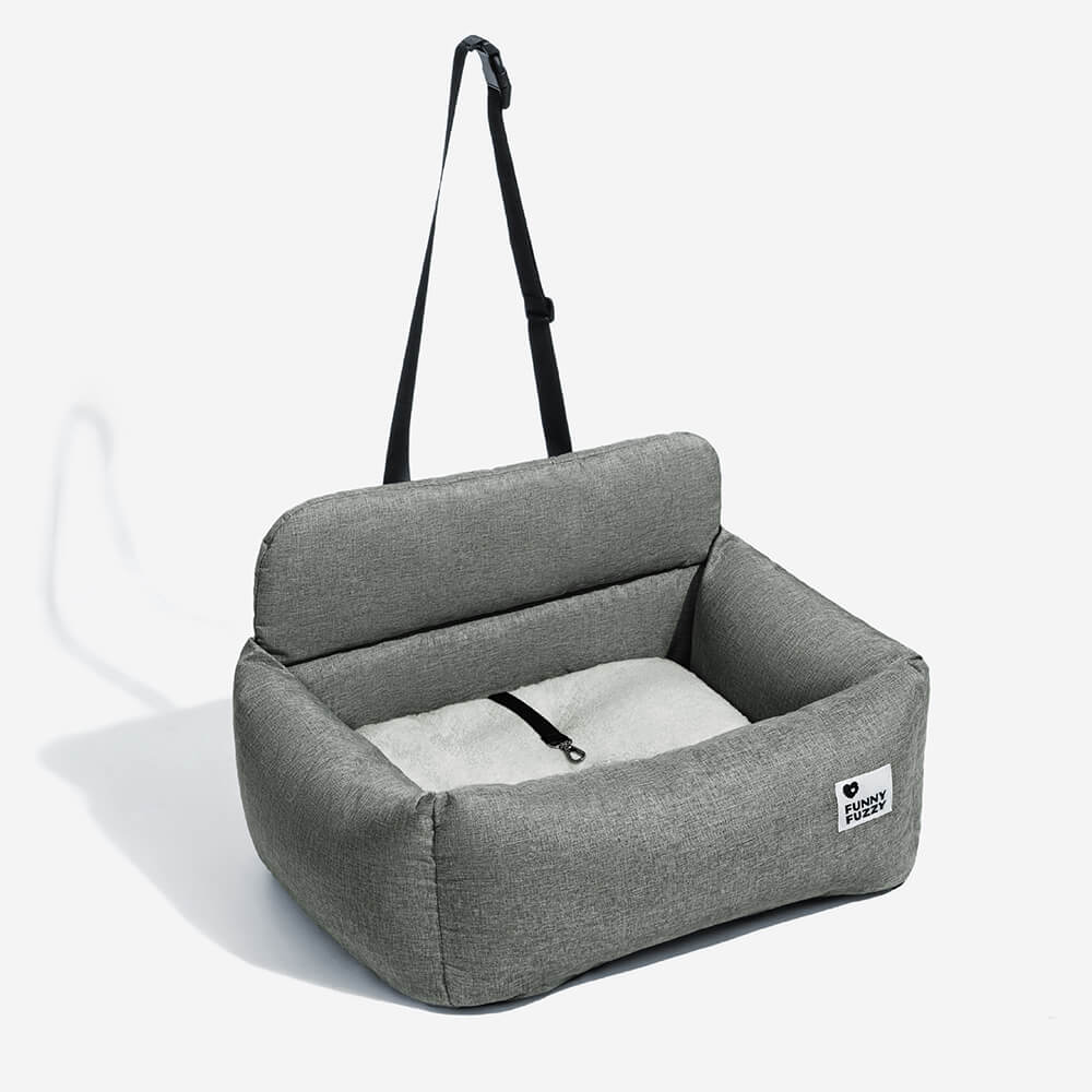 Cama para asiento trasero de coche, lavable, duradera, completa, con refuerzo de viaje