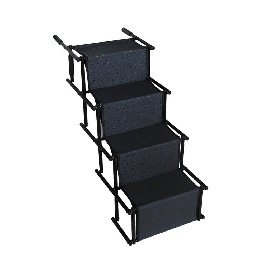 Escalera de coche para perros portátil plegable de 4 pasos antideslizante