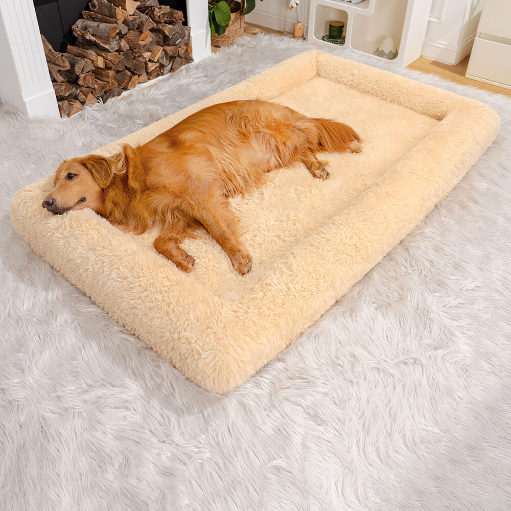 Cama ortopédica para perros humanos Ultimate Cozy Plush extra grande para dormir más profundamente