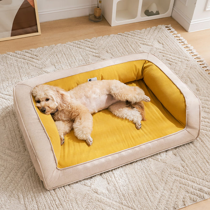 Ultimate tumbo de soporte completo cómoda cama ortopédica para perros