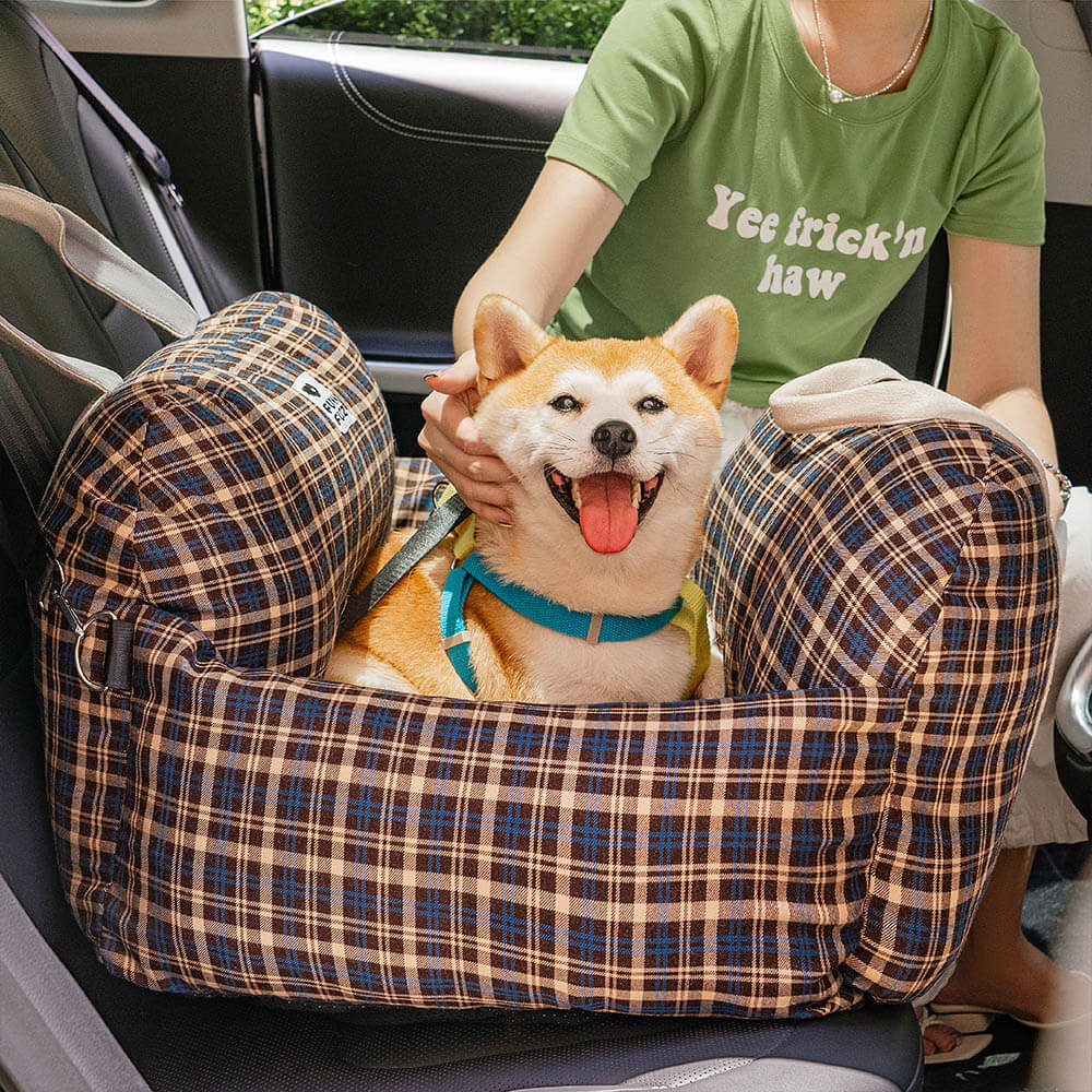 Cama de seguridad para el asiento del coche del perro