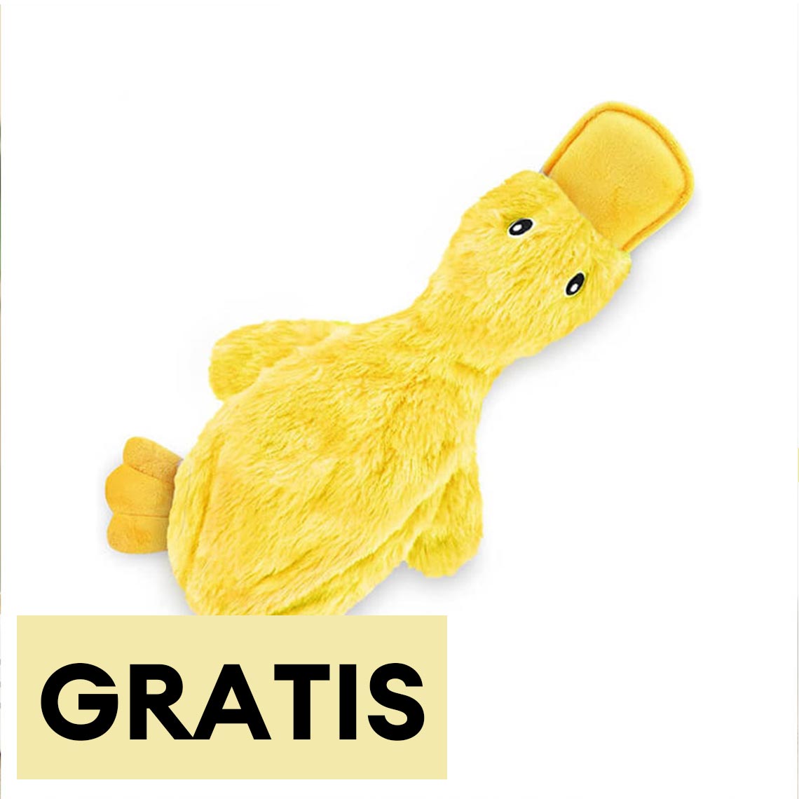 Lindo pato de peluche con juguete masticable para perros con chirriador——Cantidad limitada